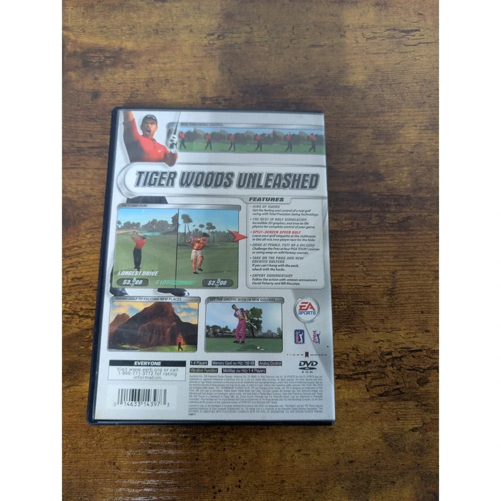 Tiger‎ Woods PGA Tour 2002 (Sony PlayStation 2, 2002) PS2 Complete